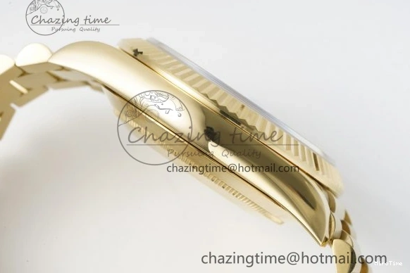 MiroTime 1229 Day Date 40 228238 YG JDF 1:1 Best Edition Green Dial on YG Bracelet VR EyeCatching 2245